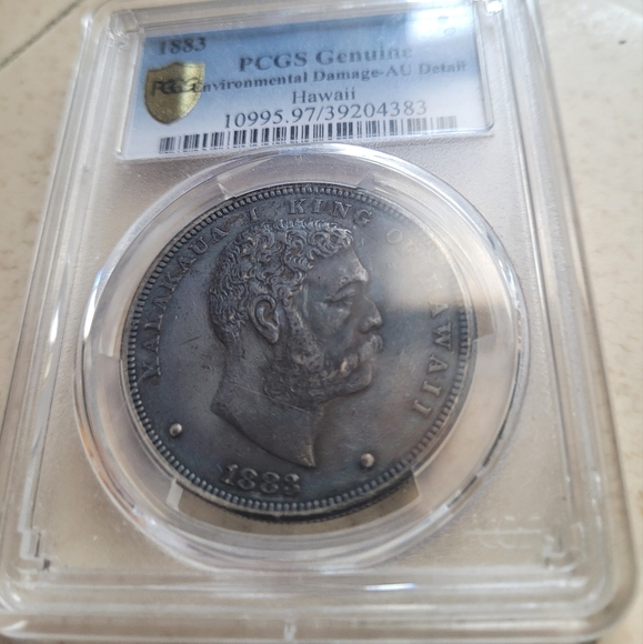 1883 hawaii silver dollar coin pcgs - Picture 3 of 4